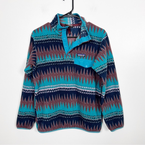 Patagonia Women’s Laughing Waters Snap T Fleece Pullover Size Extra Small - Picture 1 of 5